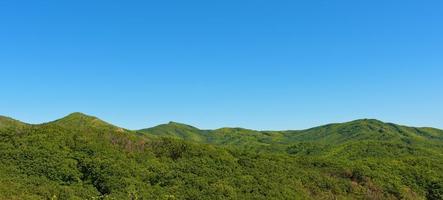 montañas en verano foto