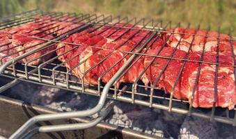 Beef grilled steak photo