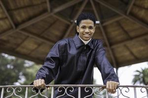 Portrait of a happy african american photo