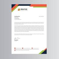 Modern Letterhead Template. Pro Vector