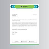 Modern Letterhead Template. Pro Vector