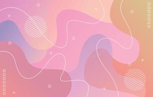 Pastel Color Abstract Fluid Background vector