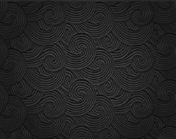 3D Abstract wind texture, sea, ocean waves background. Dense clouds, dark smoke and steam gray pattern. Vector illustration.