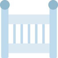 baby bed vector illustration on a background.Premium quality symbols.vector icons for concept and graphic design.