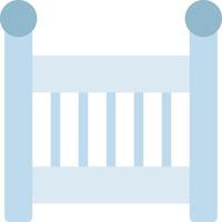 baby bed vector illustration on a background.Premium quality symbols.vector icons for concept and graphic design.