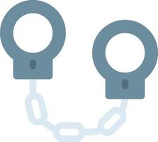 hand cuffs vector illustration on a background.Premium quality symbols.vector icons for concept and graphic design.