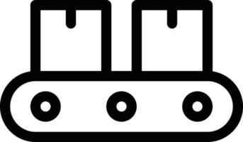 conveyor parcel vector illustration on a background.Premium quality symbols.vector icons for concept and graphic design.