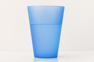 plastic cup with water photo