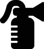 ilustración de vector de botella médica en un fondo. símbolos de calidad premium. iconos vectoriales para concepto y diseño gráfico.