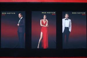 LOS ANGELES  NOV 3 - General Atmosphere at the Red Notice World Premiere at LA Live on November 3, 2021 in Los Angeles, CA photo