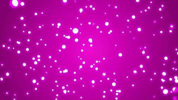 Animated background with dots particle glow pink video