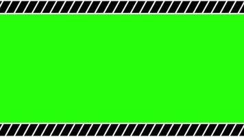 bordure animée barre noire écran vert vidéo gratuite video
