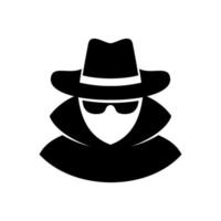 Detective spy logo vector