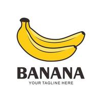 logotipo de vector de plátano