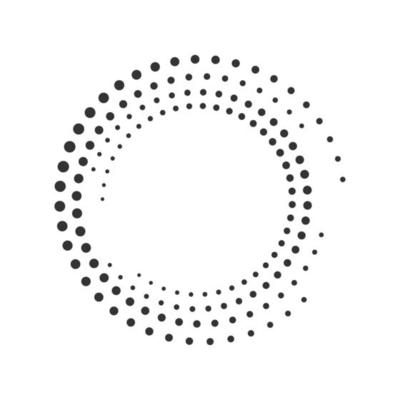 circle pattern vector halftone