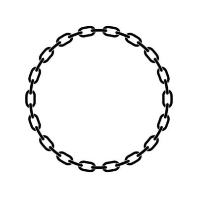 chain vector circle