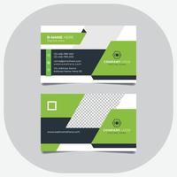 conjunto de plantilla de diseño de tarjeta de visita creativa moderna profesional vector