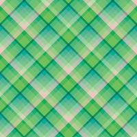 Checkered background in forest green and light pink colors. Seamless pattern for plaid, fabric, textile, clothes, tablecloth and other things. vector