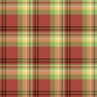 Seamless pattern in black, green and bright red colors for plaid, fabric, textile, clothes, tablecloth and other things. Vector image.