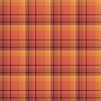 Seamless pattern in bright red and orange colors for plaid, fabric, textile, clothes, tablecloth and other things. Vector image.