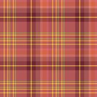 Seamless pattern in berry red, pink, yellow and light green colors for plaid, fabric, textile, clothes, tablecloth and other things. Vector image.
