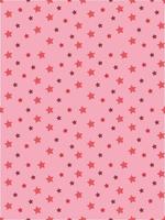 Seamless pattern with simple bright and dark red stars on pink background. Vector image.