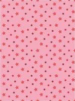 Seamless pattern with simple bright and dark red stars on pink background. Vector image.