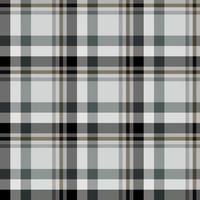 Seamless pattern in black and grey colors for plaid, fabric, textile, clothes, tablecloth and other things. vector