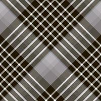 Seamless pattern in discreet brown, white and grey colors for plaid, fabric, textile, clothes, tablecloth and other things. Vector image.