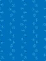 Seamless pattern in cozy light blue snowflakes on bright blue background for fabric, textile, clothes, tablecloth and other things. Vector image.