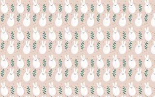 Cute Easter eggs and bunny ears.Seamless pattern. Vector illustration