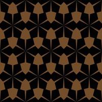 golden art deco seamless pattern vector