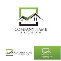 Home and building logo and symbol vector