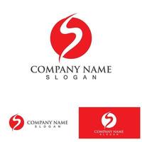 S Business corporate letter logo design vector. vector