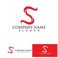 S Business corporate letter logo design vector. vector