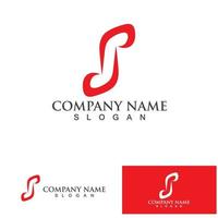 S Business corporate letter logo design vector. vector