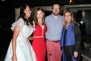 LOS ANGELES  JUN 13 - Sydney Mikayla, Katelyn MacMullen, Adam Sharp, and Genie Francis at the 48th Daytime Emmy Awards Press Line  June 13 at the ATI Studios on June 13, 2021 in Burbank, CA photo