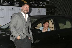 LOS ANGELES  SEP 25 - Alex Montilla and guest at the Catalina Film Festival Drive Thru Red Carpet, Friday at the Scottish Rite Event Center on September 25, 2020 in Long Beach, CA photo