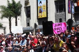 LOS ANGELES  JUN 20 - Atmosphere at the Hollywood Walk of Fame star ceremony for Jennifer Lopez at the W Hollywood Hotel on June 20, 2013 in Los Angeles, CA photo