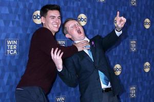 LOS ANGELES  JAN 8 - James Holzhauer, Ken Jennings at the ABC Winter TCA Party Arrivals at the Langham Huntington Hotel on January 8, 2020 in Pasadena, CA photo