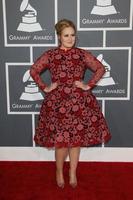 LOS ANGELES  FEB 10 - Adele arrives at the 55th Annual Grammy Awards at the Staples Center on February 10, 2013 in Los Angeles, CA photo