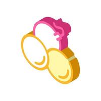 kernels cores isometric icon vector illustration color