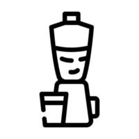 blender kitchen equipment line icon vector illustration