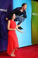 LOS ANGELES - MAY 2  Jenna Dewan, Derek Hough at the NBCUniversal Summer Press Day at Universal Studios on May 2, 2018 in Universal City, CA photo