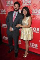 LOS ANGELES, SEP 10 - David Rountree, Rosie Garcia at the 108 Stitches World Premiere at Harmony Gold on September 10, 2014 in Los Angeles, CA photo