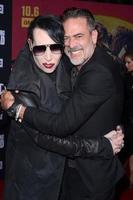 LOS ANGELES   SEP 23 - Marilyn Manson, Jeffrey Dean Morgan at the  The Walking Dead  Season 10 Premiere Event at the TCL Chinese Theater on September 23, 2019 in Los Angeles, CA photo