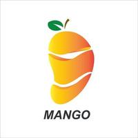 mango logo concept gradient color vector