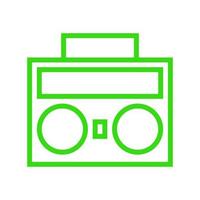 Stereo illustrated on a white background vector