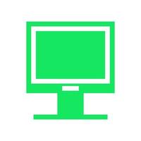 Television illustrated on a white background vector