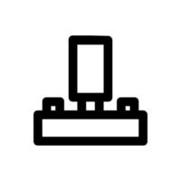 Joystick illustrated on a white background vector